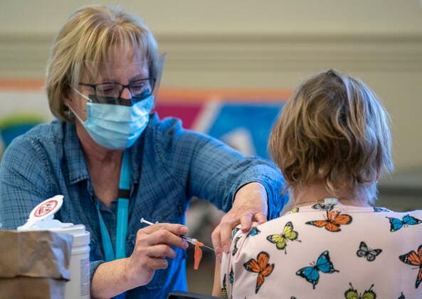 Coronavirus in Canada, Vaccination Centre in Richmond