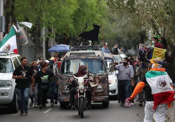 Election campaign in Mexico, violence feared against candidates at local level - stock images