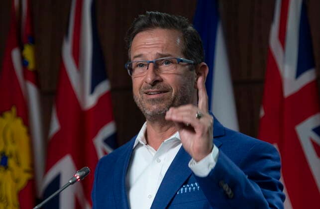 Canada, Yves-Francois Blanchet Press conference in Ottawa