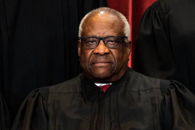 US Supreme Court - Justice Clarence Thomas - Archive Images