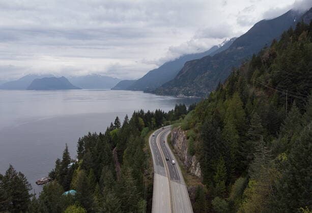 Canada, impressions from the Sea-to-Sky Highway in Lions Bay