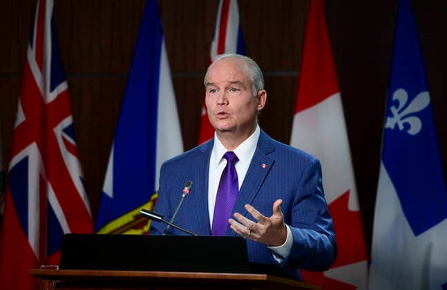 Canada, Erin O Toole Press Conference in Ottawa