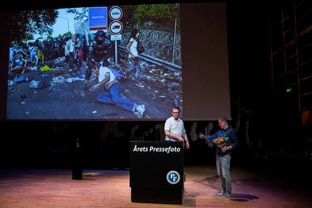 Arets Danish Journalists Association Press Photo of the Year 2020 Award Ceremony in Copenhagen.