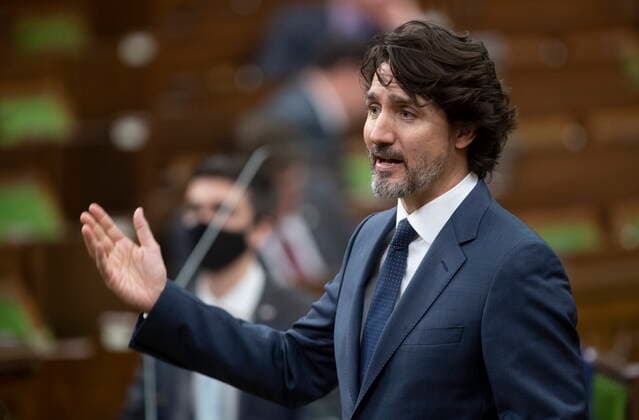 Canada, Question Time in the House of Commons in Ottawa with Prime Minister Justin Trudeau