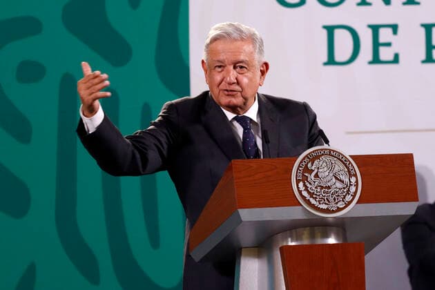 Mexico, Andres Manuel Lopez Obrador Press Conference in Mexico City