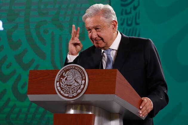 Mexico, Andres Manuel Lopez Obrador Press Conference in Mexico City