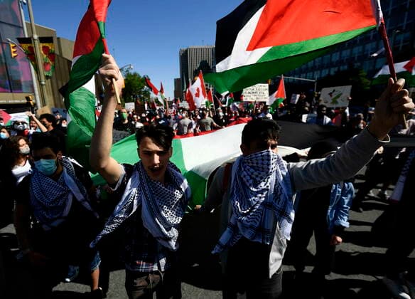 Canada, Pro-Palestinian protests in Ottawa