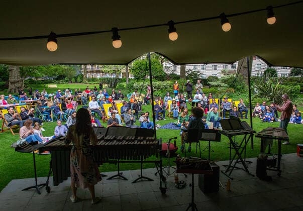 Great Britain, outdoor concert at Wigmore Hall in London