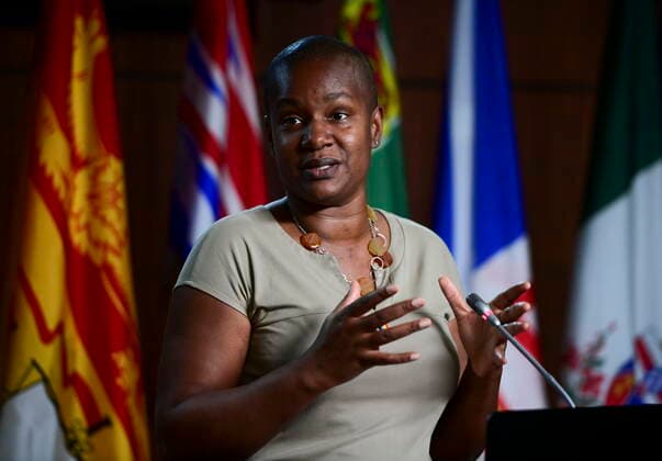 Canada, Annamie Paul Press Conference in Ottawa