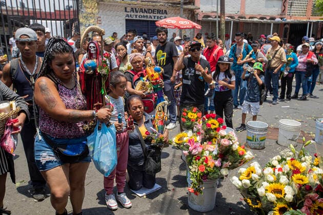 Mexico, worship of the Santa Muerte in Mexico City