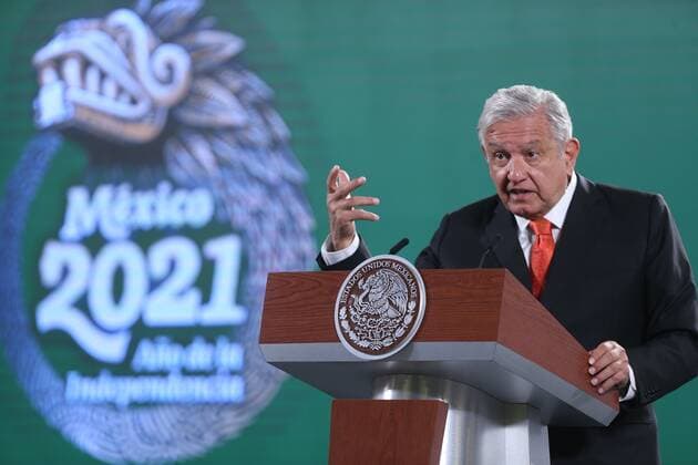 Mexico, President Andres Manuel Lopez Obrador Press Conference in Mexico City