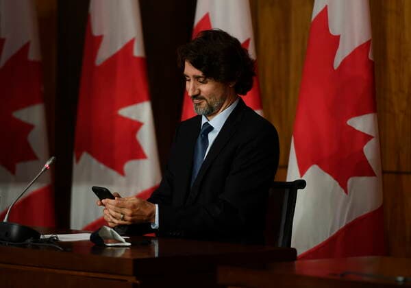 Canada, Prime Minister Justin Trudeau Press Conference in Ottawa