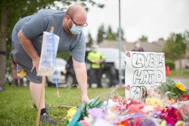 Canada, mourning after deadly attack on Muslims in London, Ontario