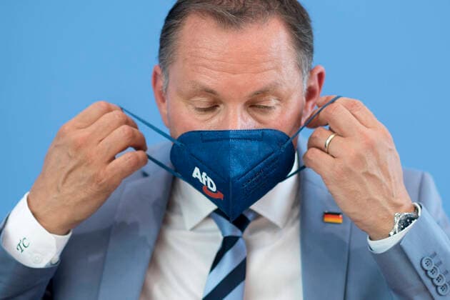 Tino Chrupalla tested positive for coronavirus - archive photos