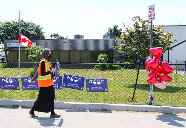Canada, funeral service for victims of racist car attack in London, Ontario