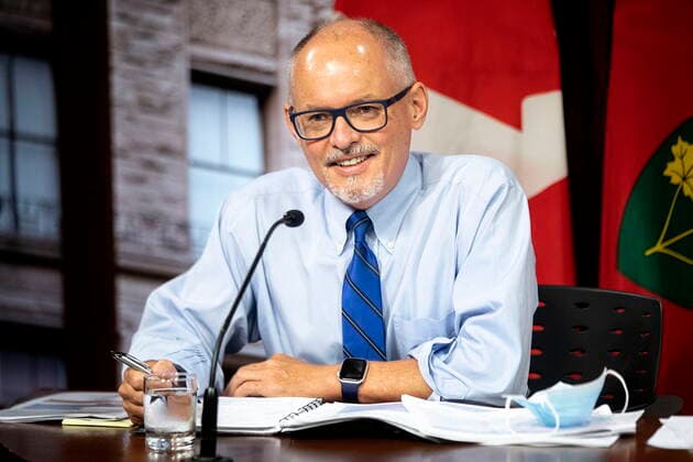 Canada, Dr. Kieran Moore Press Conference in Toronto