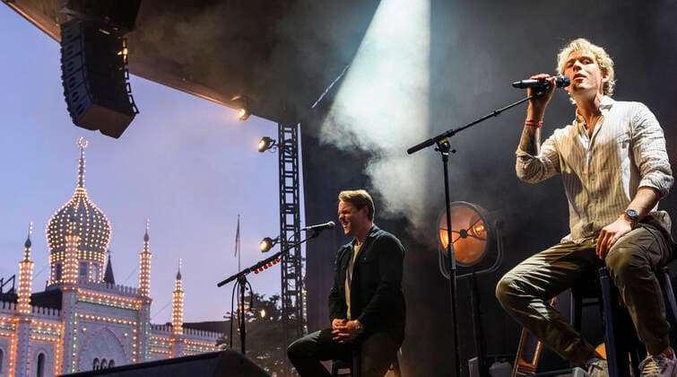Christopher concert as part of the Havefest at Tivoli in Copenhagen