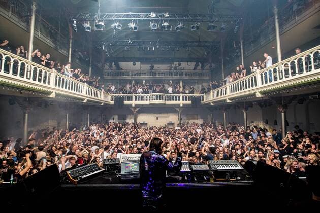 DJ Reinier Zonneveld concert at Paradiso in Amsterdam