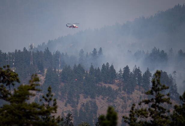 Canada, wildfires in Lytton, British Columbia