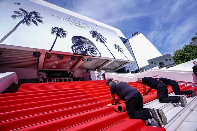 Cannes Film Festival - Red Carpet installation