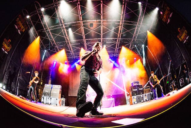 Piero Pelu concert within the Marostica Summer Festival