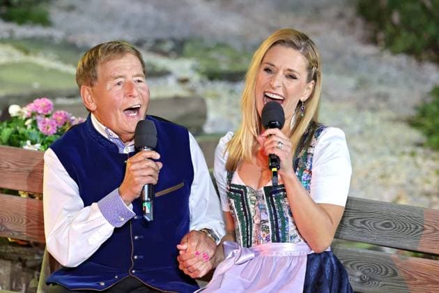 Dress rehearsal for the music open-air Wenn die Musi spielt in Bad Kleinkirchheim