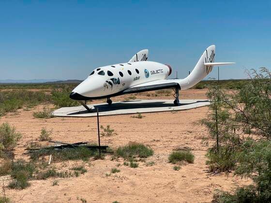USA, Spaceport America in the desert of New Mexico