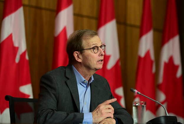 Canada, press conference with Karina Gould and UNICEF Canada chief David Morley in Ottawa