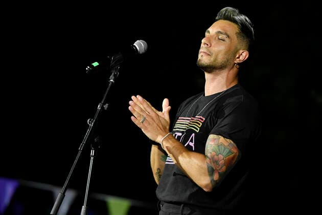 Marco Carta concert at Padova Pride Village