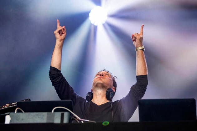 Paul van Dyk live at the picnic concert at the Zoopark festival area in Erfurt