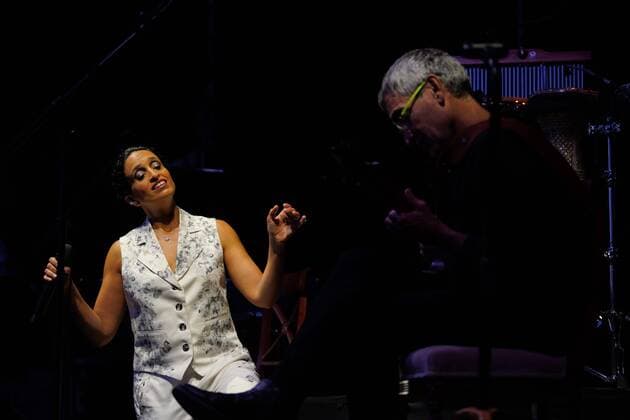 Noa and Gil concert at the Royal Palace of Madrid