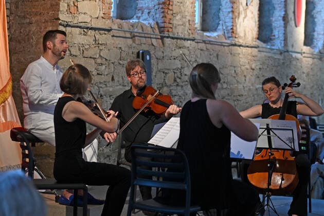 Salzkammergut Festwochen Gmunden, Concert Atalante Quartet with tenor Daniel Johannsen