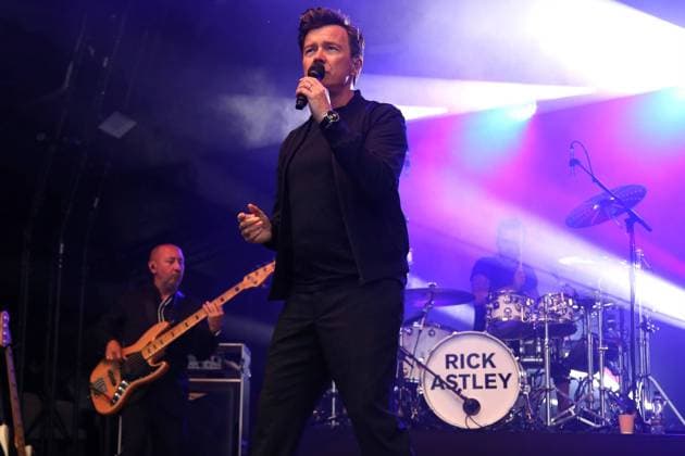 Rick Astley concert in York
