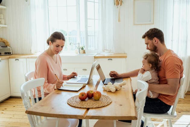 Couples are more likely to both work