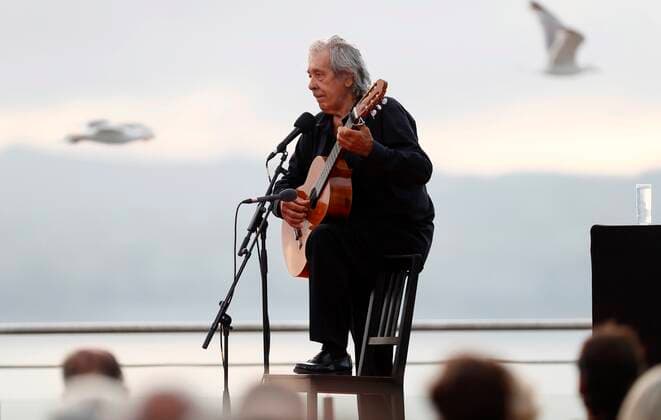 Paco Ibanez concert at Terraceo Festival in Vigo