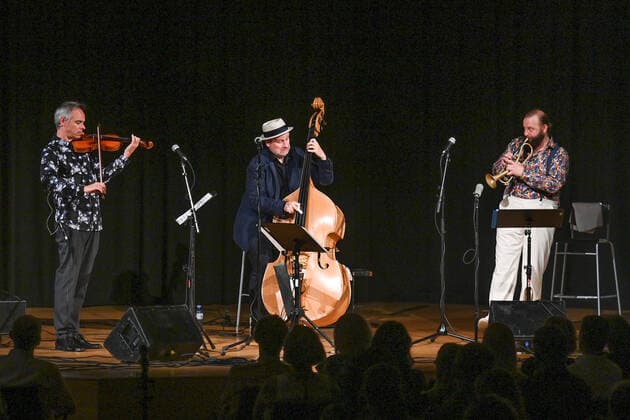 Salzkammergut Festwochen Gmunden, concert by Georg Breitschmid, Benjamin Schmid and Thomas Gansch