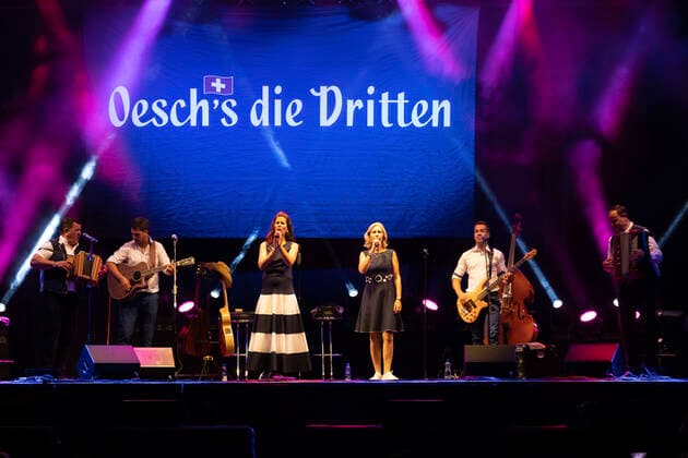 Oeschs die Dritten concert at the Summer in the City event in Bern