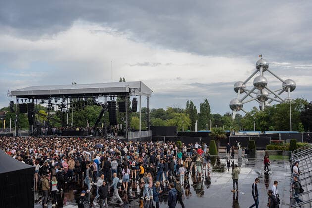 Coronavirus in Belgium, test music festival in Brussels