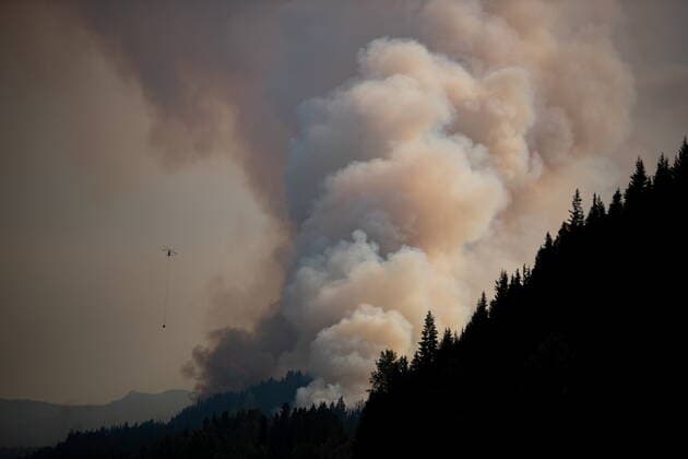 Canada, forest fires in British Columbia