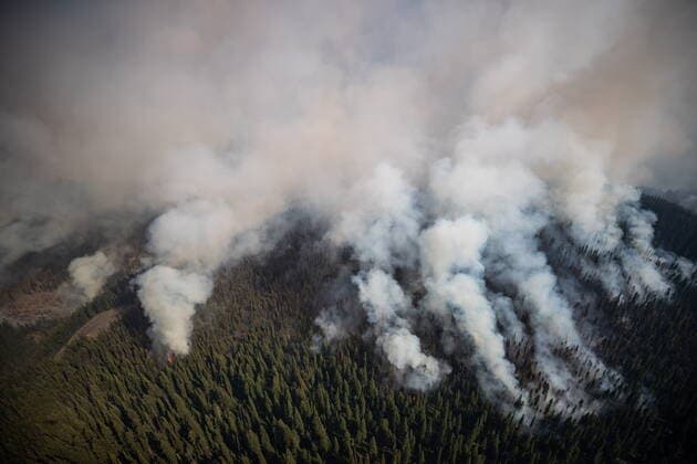 Canada, forest fires in British Columbia