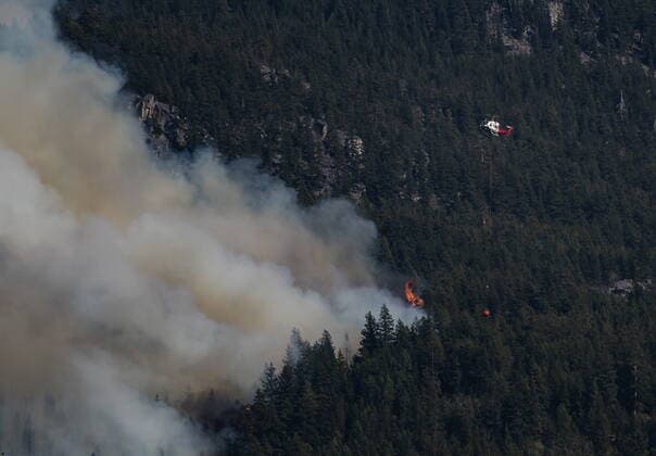 Canada, forest fires in British Columbia