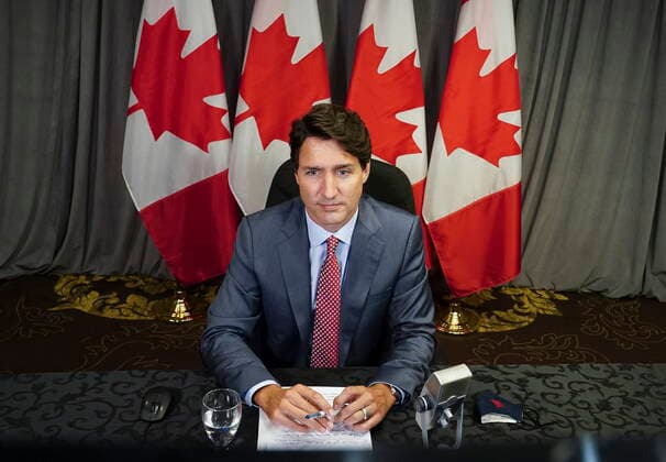 Canada, Justin Trudeau at G7 video conference on situation in Afghanistan