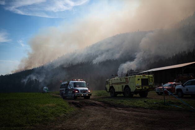 Canada, Vernon wildfires