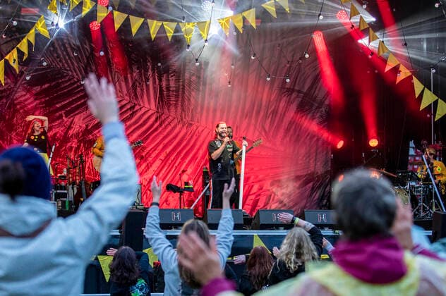 Rea Garvey concert at the Vor Deiner Tür Open Air in Erfurt