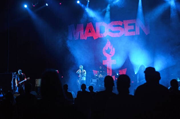 Madsen concert at the Barclays Arena in Hamburg