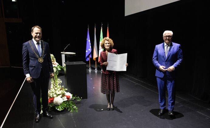 Heinrich Heine Prize Award Ceremony in Düsseldorf