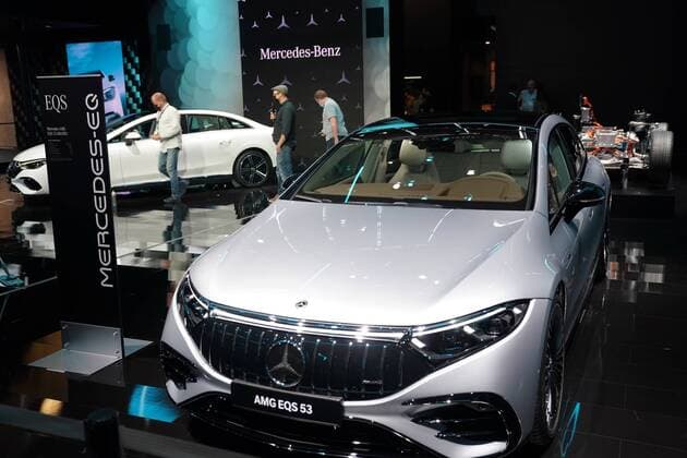 Vehicles, E-cars, Mercedes EQS