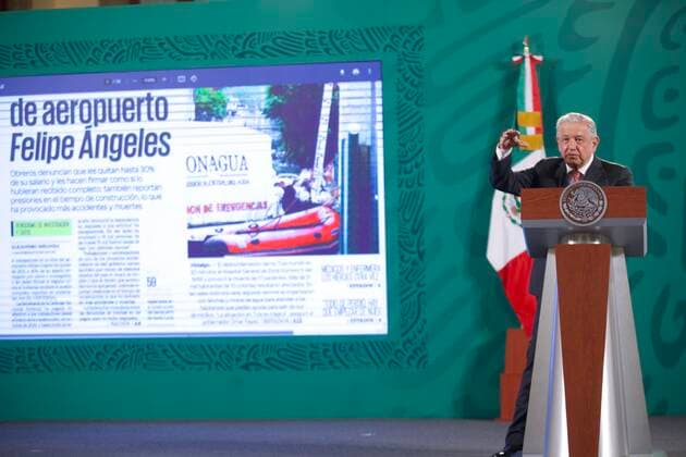 Mexico, Andres Manuel Lopez Obrador receives Ana Garcia Vilchis in Mexico City