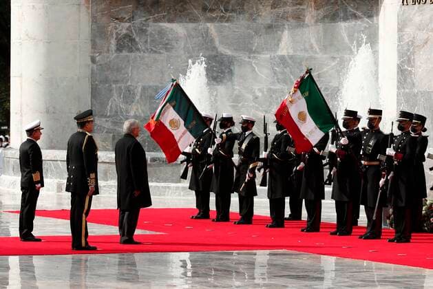 Mexico, Ninos Heroes commemoration in Mexico City