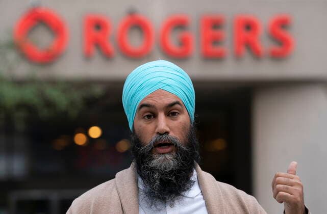 Canada, NDP Press Conference with Jagmeet Singh in Toronto